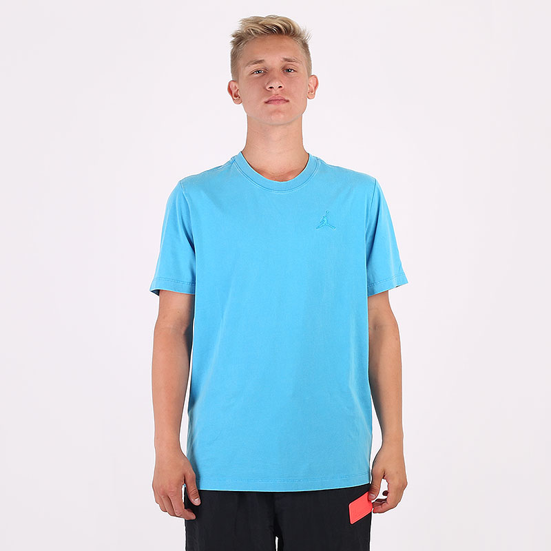 мужская голубая футболка Jordan Washed T-Shirt CJ6225-482 - цена, описание, фото 1